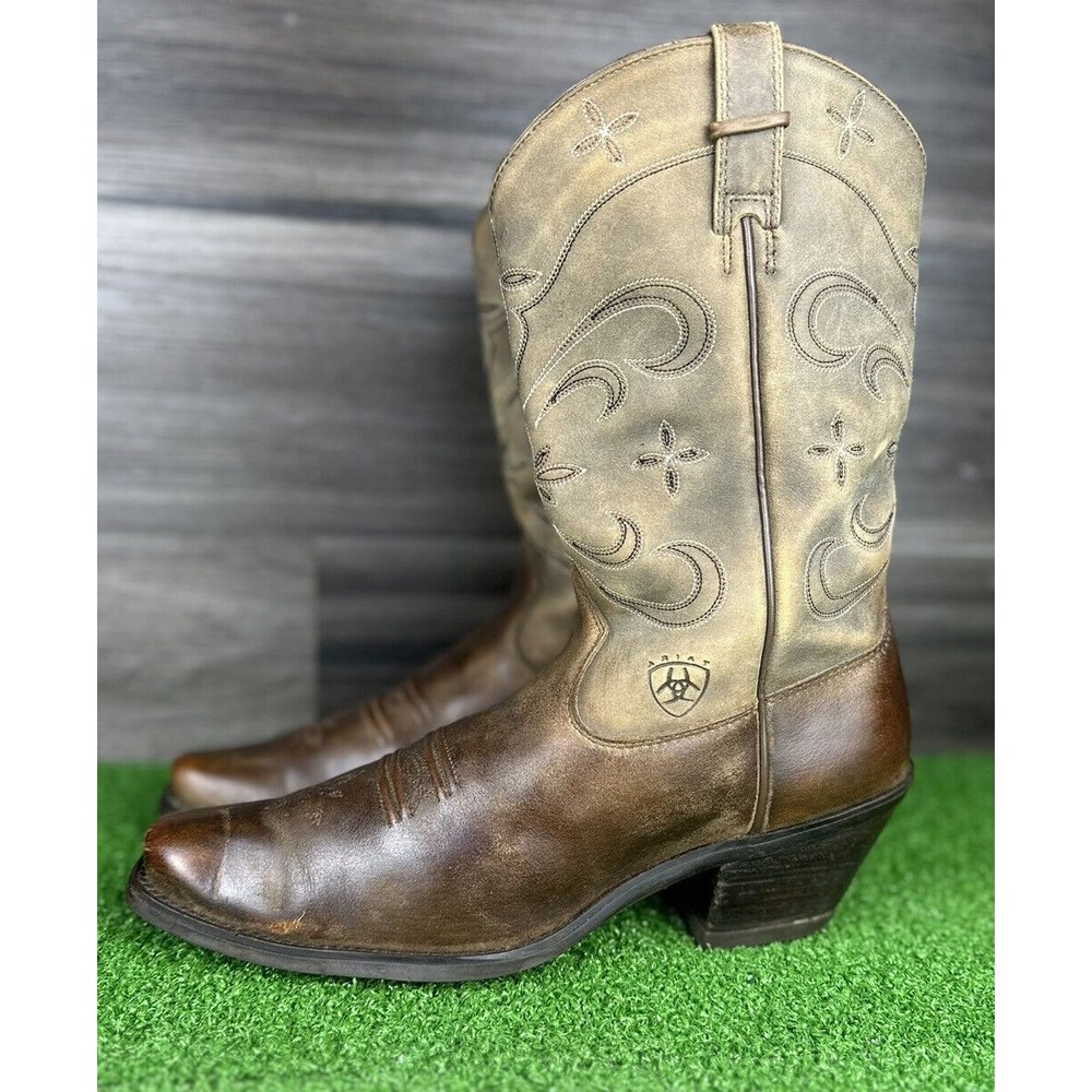 Ariat Brown and Tan Western Boots